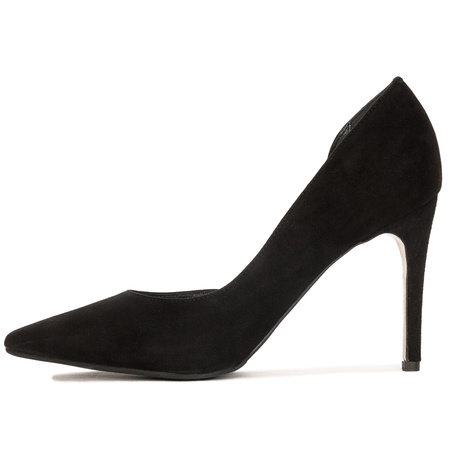 Visconi women's Nero Leather Heels Pumps