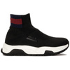 Tommy Hilfiger Sneakersy Wysokie Czarne Skarpeta