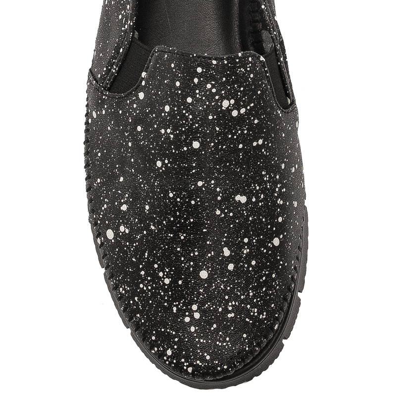 Maciejka Black with Dots Low Shoes