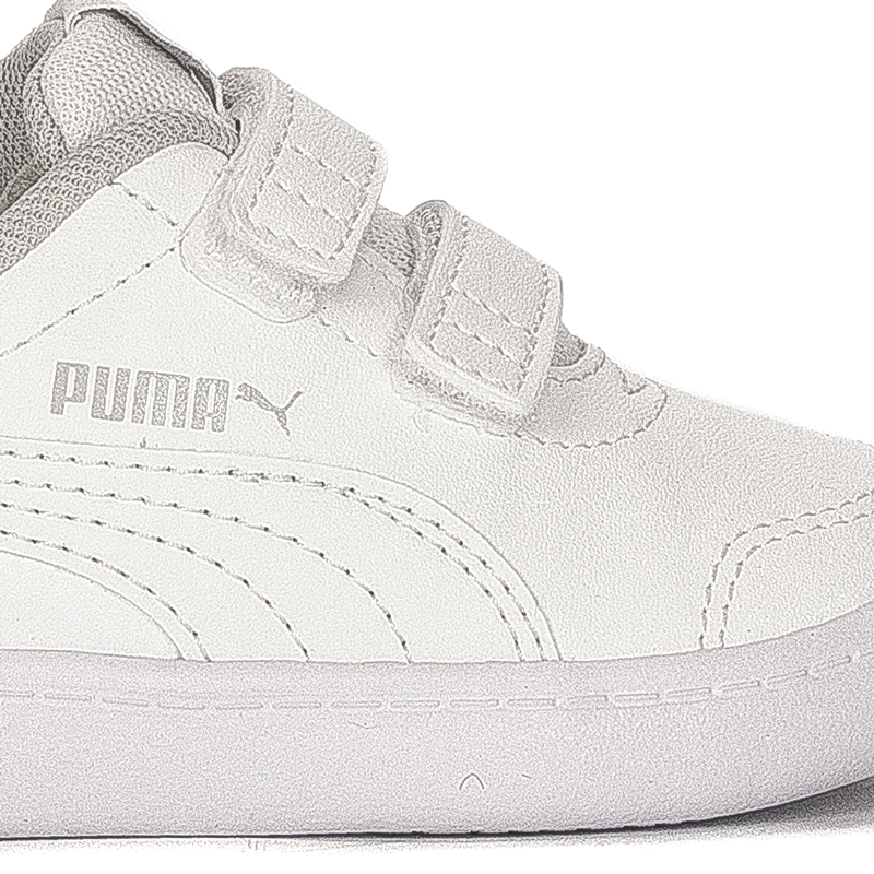 Puma Courtflex v2 V Inf White Velcro shoes for children