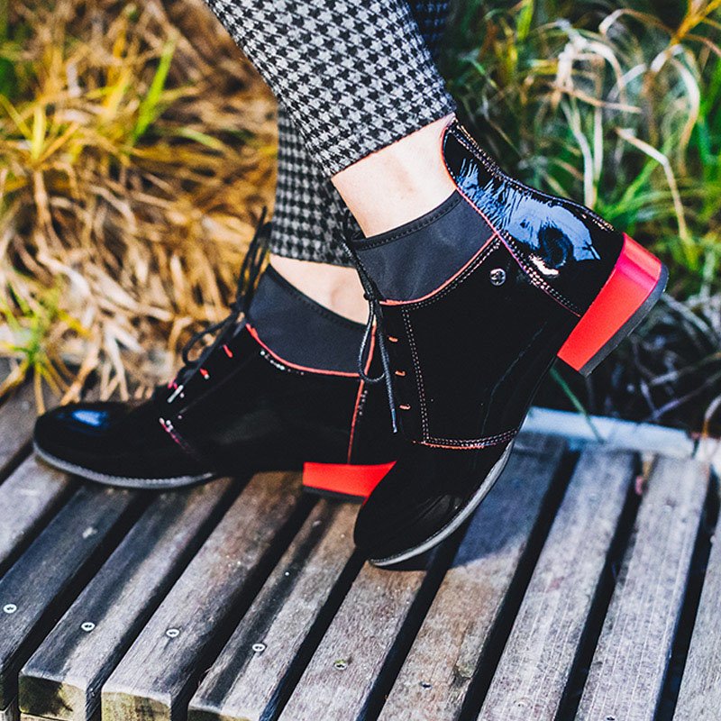 Maciejka 04744-16/00-5 Black Lace-up Boots