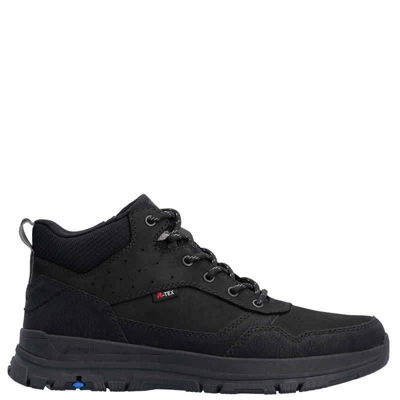 Rieker Men's Insulated Ankle Boots Low Shoes Black B9502-00-BLK