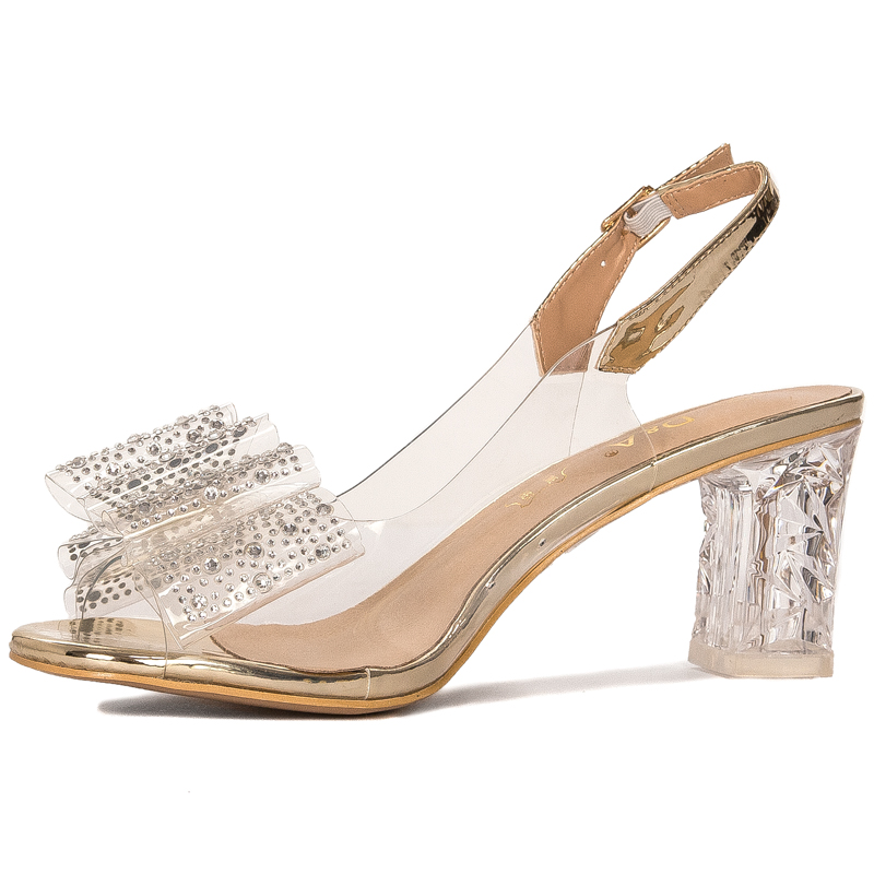 S.Barski Women's high-heeled sandals Gold