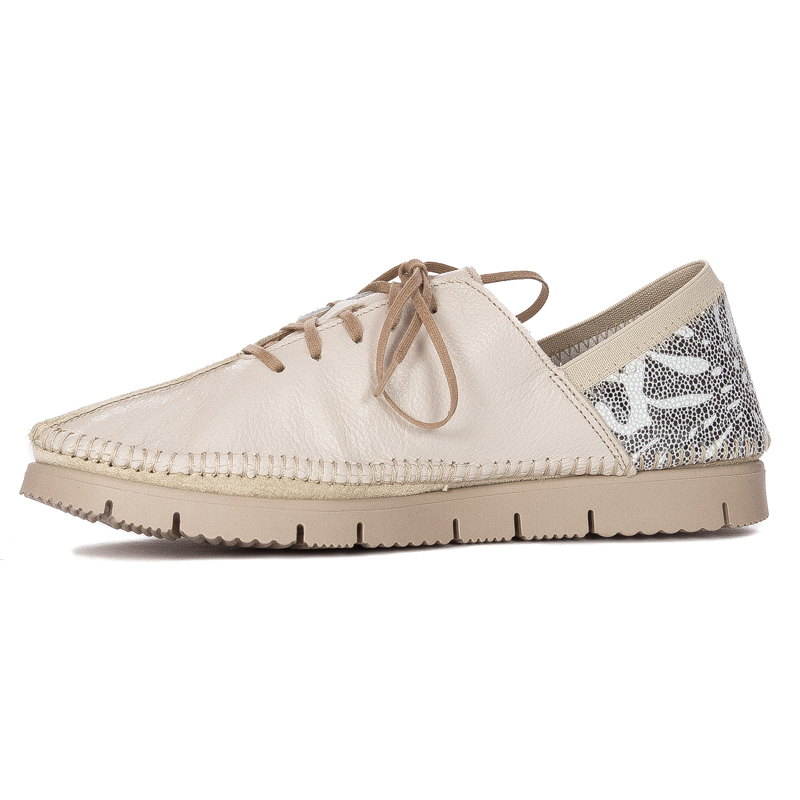 Maciejka 05873-04/00-1 Beige Flat Shoes