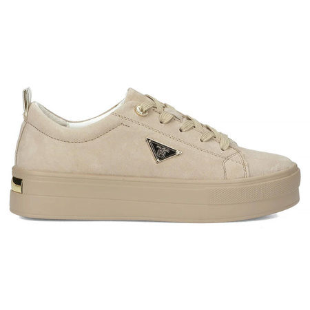 Women's shoes Filippo leather suede beige