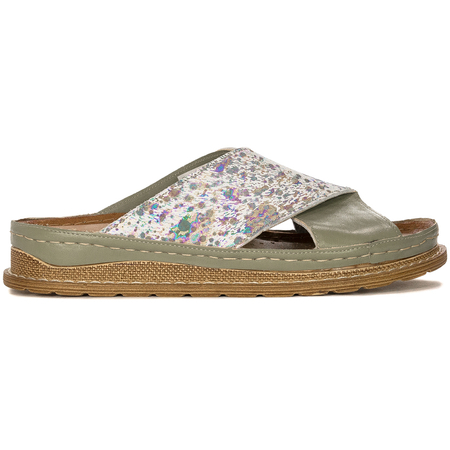 Maciejka Pistachio Women's Slides