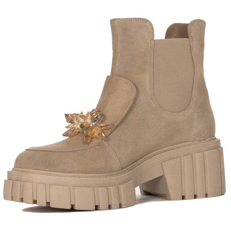 Maciejka Beige Corda Women's Boots