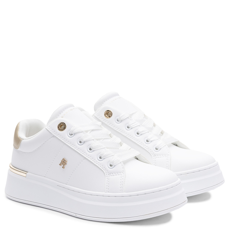 Tommy Hilfiger Sneakersy Damskie Białe T3A9-34253-WH-PL