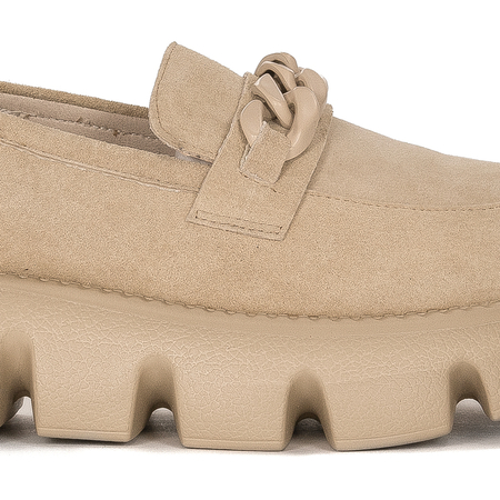Filippo Women's Moccasins Leather Beige