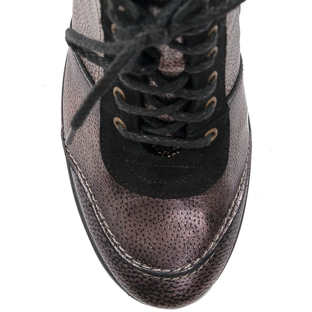 Maciejka Leather Black & Gold Boots