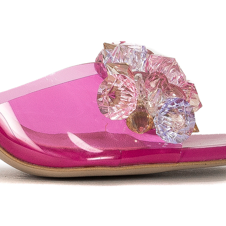 Visconi Women's leather Fuchsia Sandals