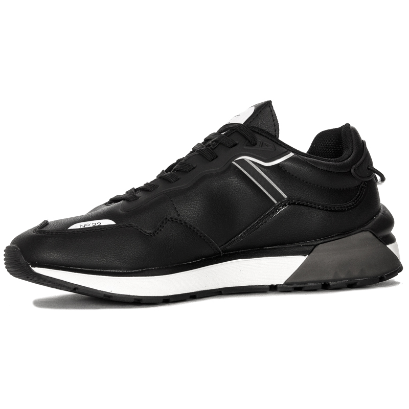 Pepe Jeans Sneakersy buty męskie Black Bass M czarne