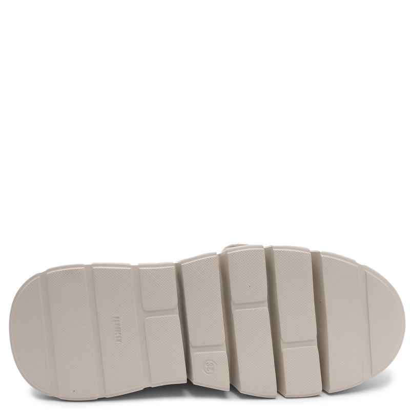Maciejka Skórzane Sneakersy Na Platformie Wielokolorowe Beżowe 6891W-06/00-8