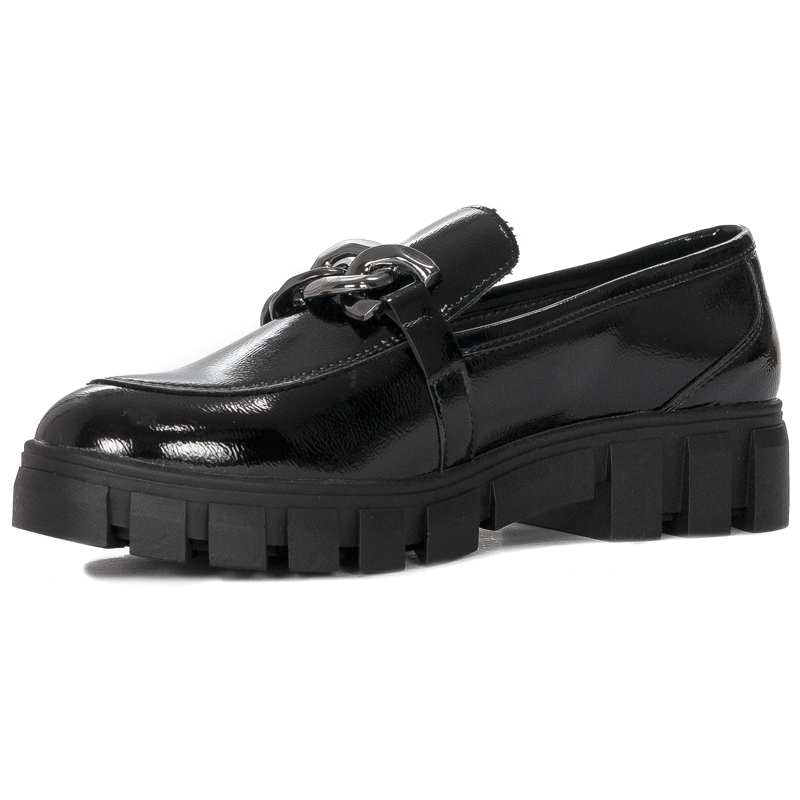 Women's loafers shoes Sergio Leone Black