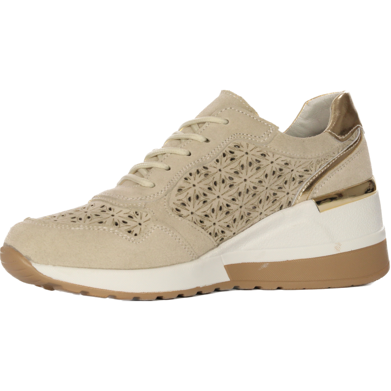 Filippo Women's Sneakers Leather Beige