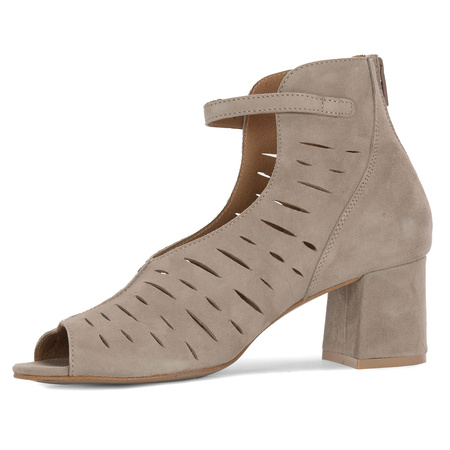 Maciejka Women's Leather Boots Beige