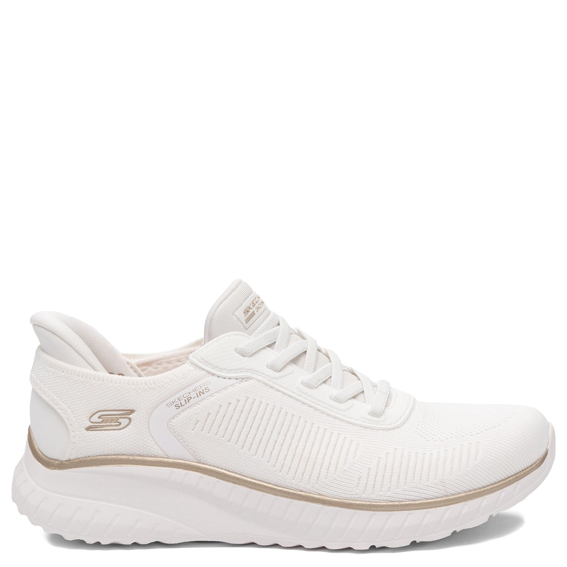 Skechers Bobs Sport Slip-ins Women's Sneakers White Gold 117497-WTGD