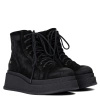 Maciejka Suede Platform Ankle Boots Black 06309-01-00-8