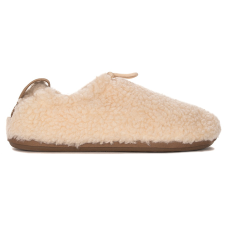 UGG Kapcie damskie W PLUSHY Slipper Natu/ Chestnut