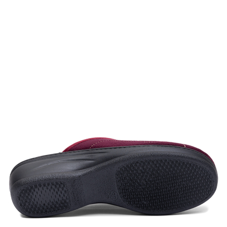Inblu Elegant Burgundy Home Slippers Textile Comfort 4 cm LY000119