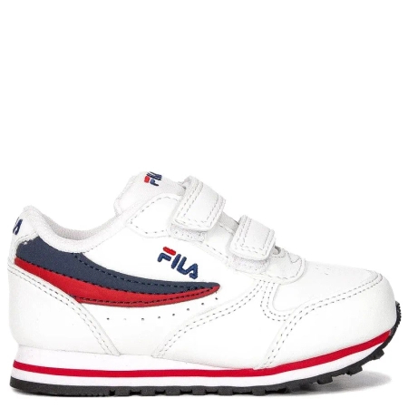 Fila sneakersy dziecięce Orbit Velcro Infants White Dress Blue