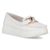 Filippo Leather White Low Shoes
