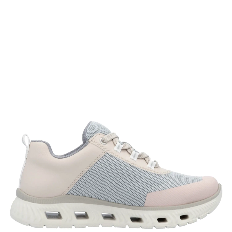 Rieker Women's Pink And Blue Sneakers