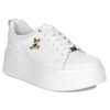 Filippo White Leather Sneakers