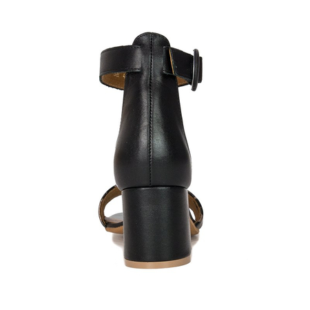 Maciejka 04141-46/00-5 Black + Gold Sandals