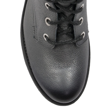 Maciejka Graphite Lace-up Boots