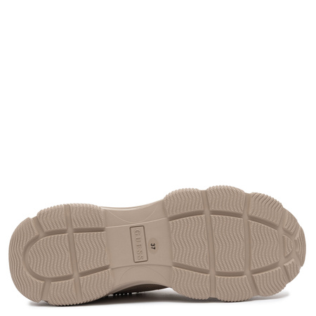 Guess Micolar Platform Sneakers Women’s Lace-Up Nude FL7MICLEA12