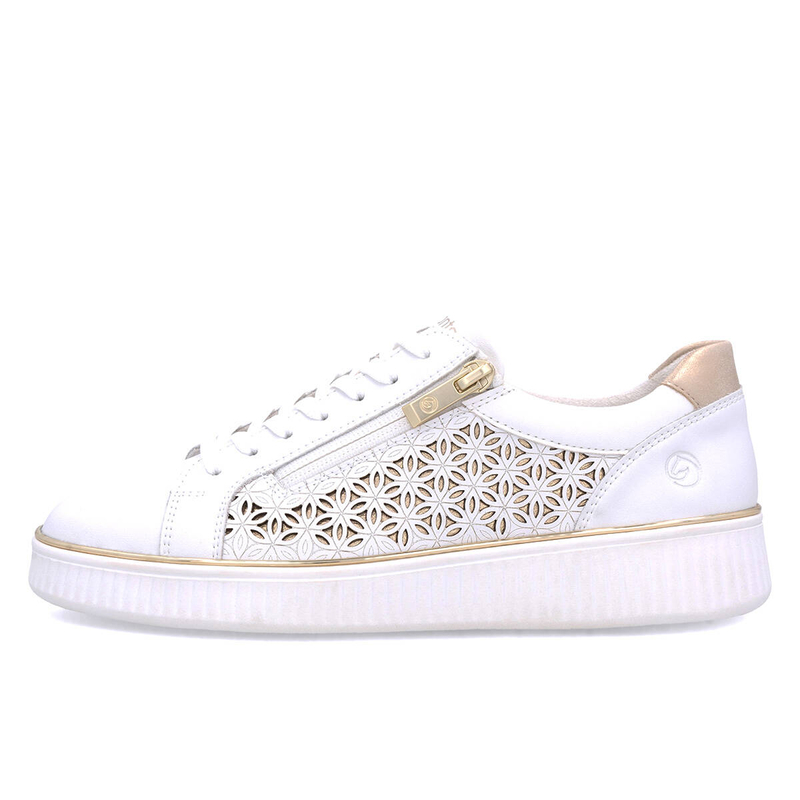Remonte Women's Leather White Sneakers