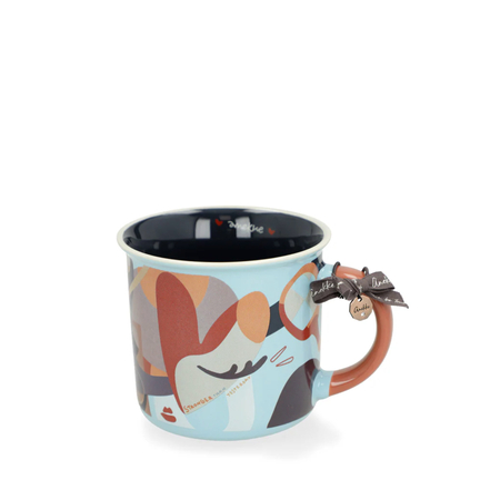 Anekke Porcelain Artistic-Print Mug With Bow Charm Multicolor 42475-105