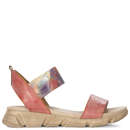 Maciejka Women's Red Beige Sandals