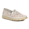 Maciejka Women's Leather Half Shoes Pastel Flowers