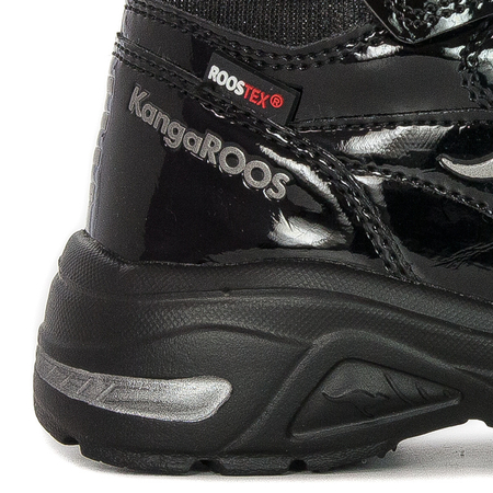Botki dla dziewczynki Kangaroos 18789-5500 Jet Black/Mono