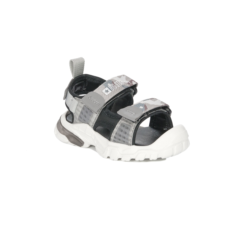 Big Star Children's boys' sandals with Velcro Gray