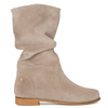 Maciejka Velour Slip-On Knee-High Boots Beige 05057-04/00-6