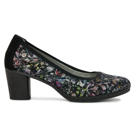 Maciejka 03763-43-00-5 Black Flowers Pumps