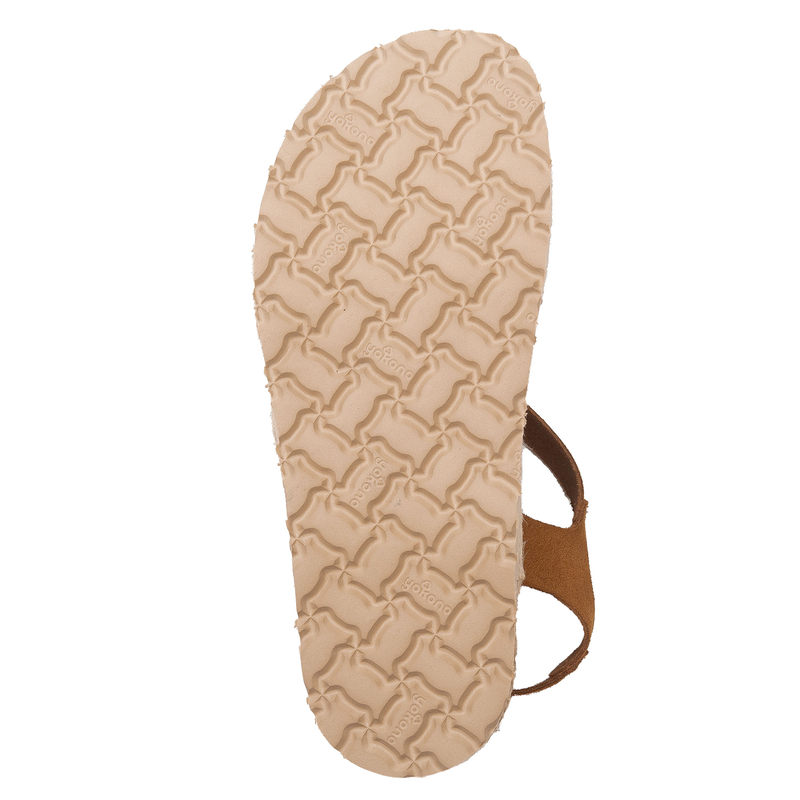 Yokono Women's Brown Leather Sandals