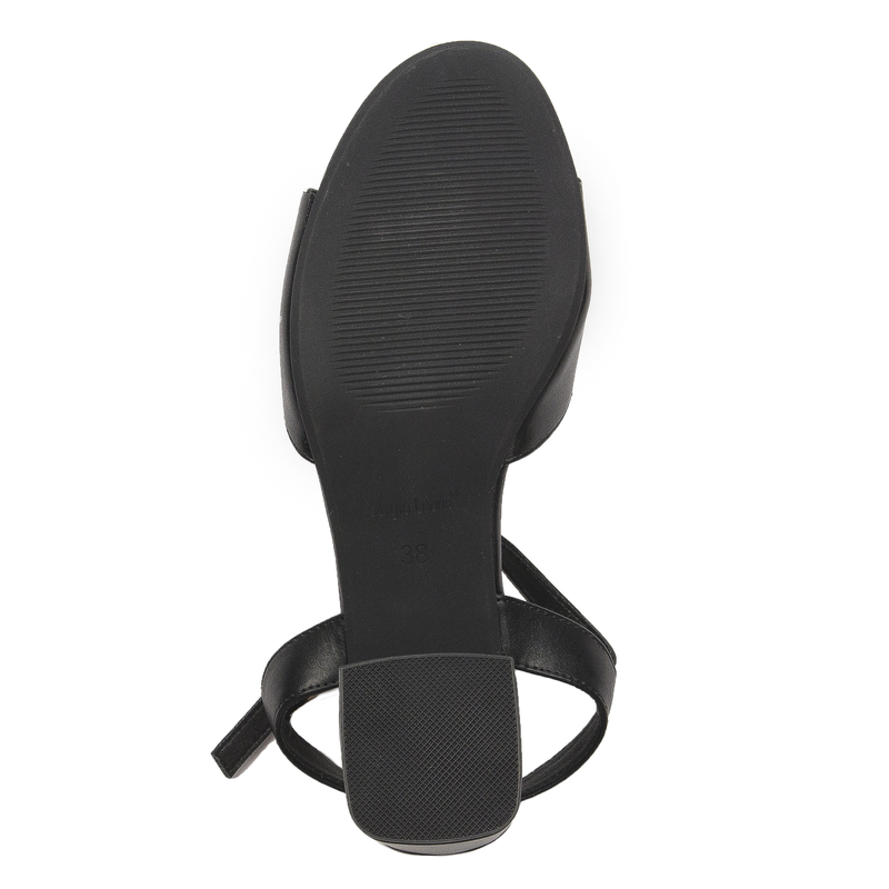 Sergio Leone Black Sandals