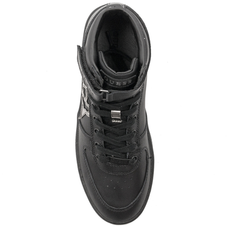 Guess Sneakersy damskie na platformie Vyves Black czarne