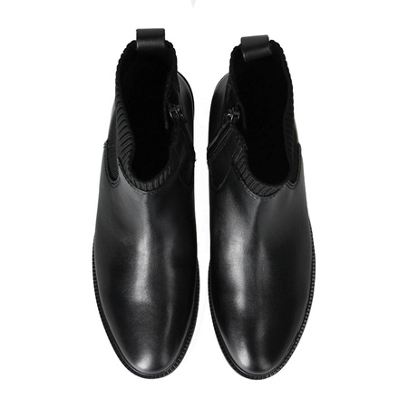 Marco Tozzi Women's Leather Ankle Boots Black