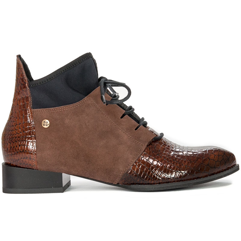 Maciejka 04744-02/00-7 Brown Lace-up Boots