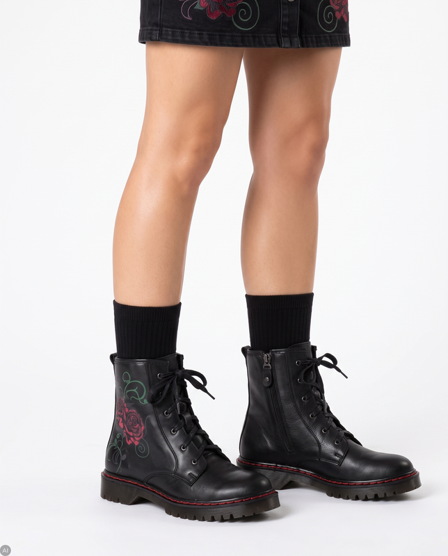 Maciejka 1609B-01/00-6 Black Lace-up Boots
