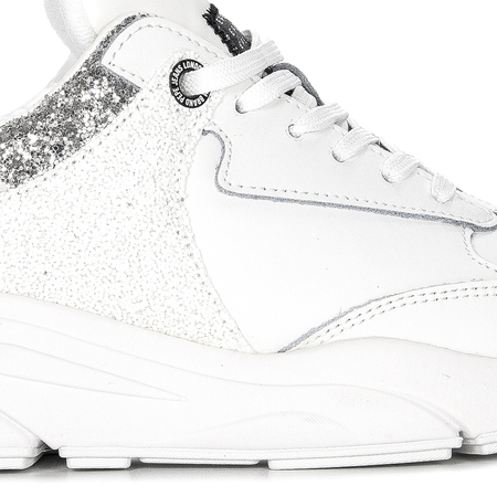 Pepe Jeans Sneakersy damskie White Arrow Glam Białe