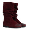 Maciejka Suede Knee-High Boots Slim Fit Burgundy 05057-30-00-6