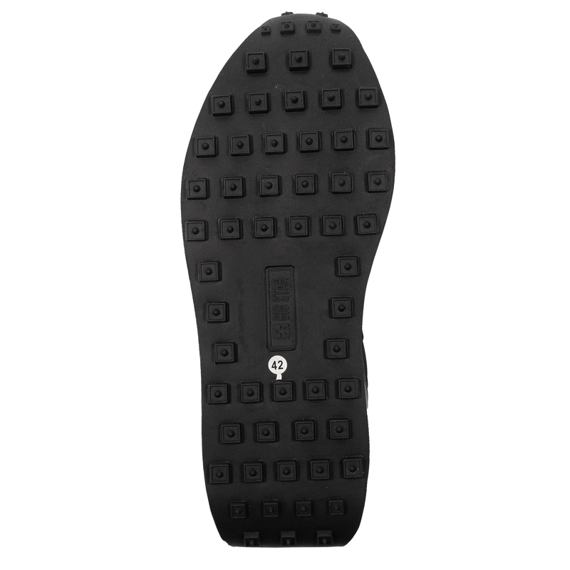 Big Star Men's Black Half Shoes