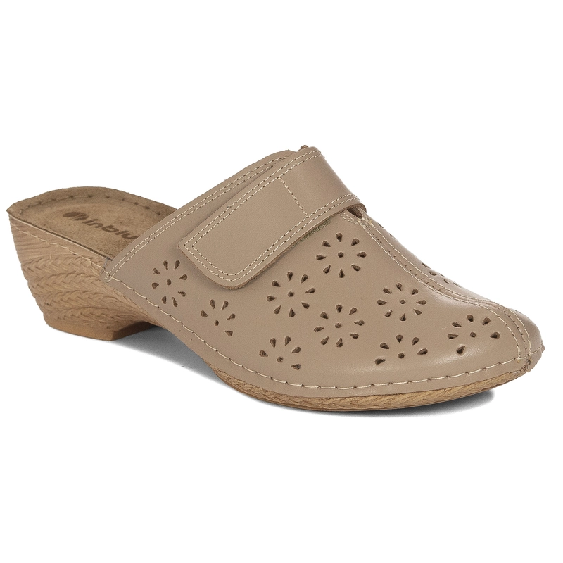 Inblu Women's Flip-Flops Beige