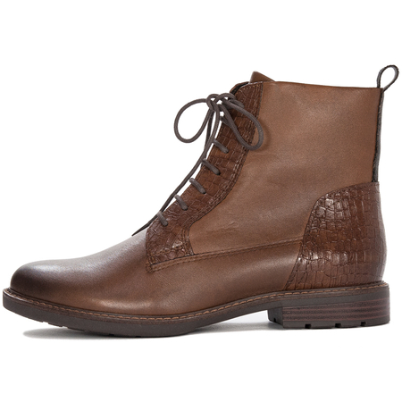 Marco Tozzi 2-25102-41-392 Brown Lace-up Woman's Leather Boots